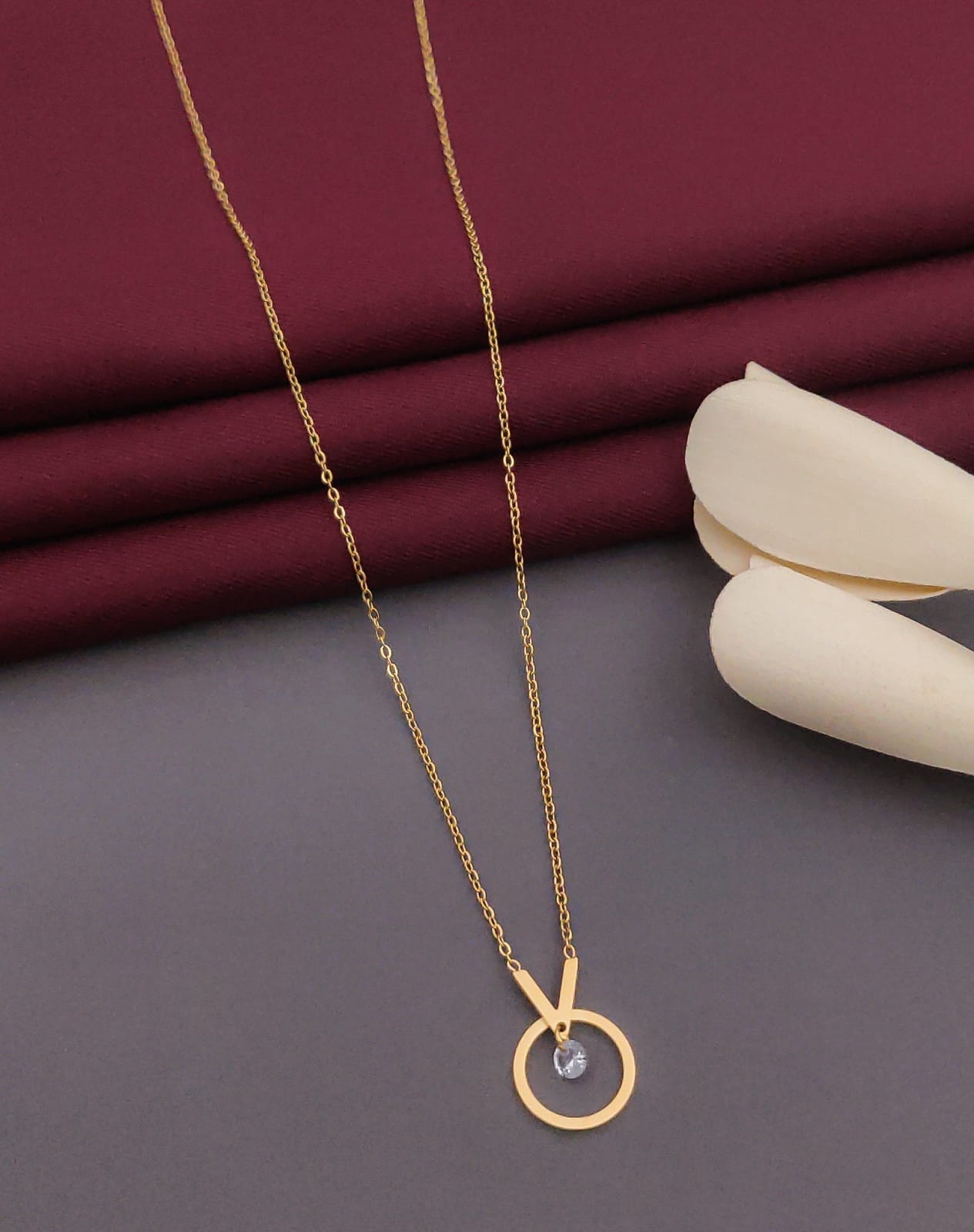 Artisanal Accents KADEE Jewel Women's Necklace with Gold Plated