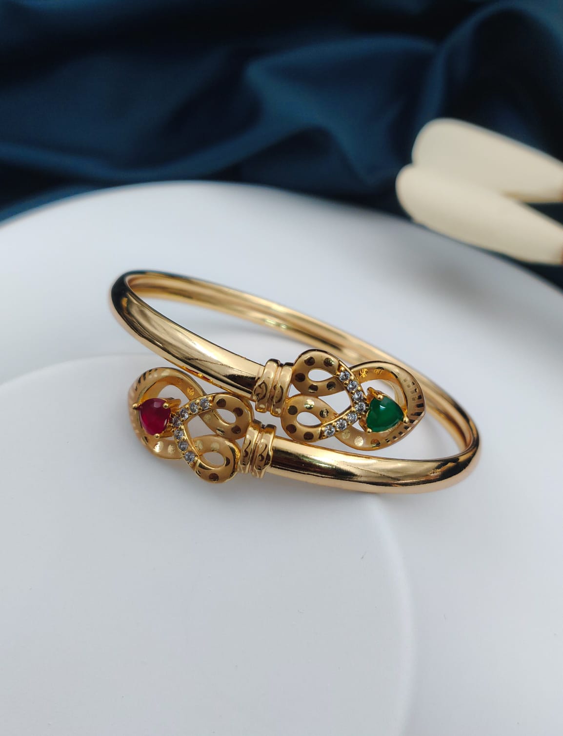 Elegant Women's Bracelets with Gold Plated Brass - Kadee Jewels