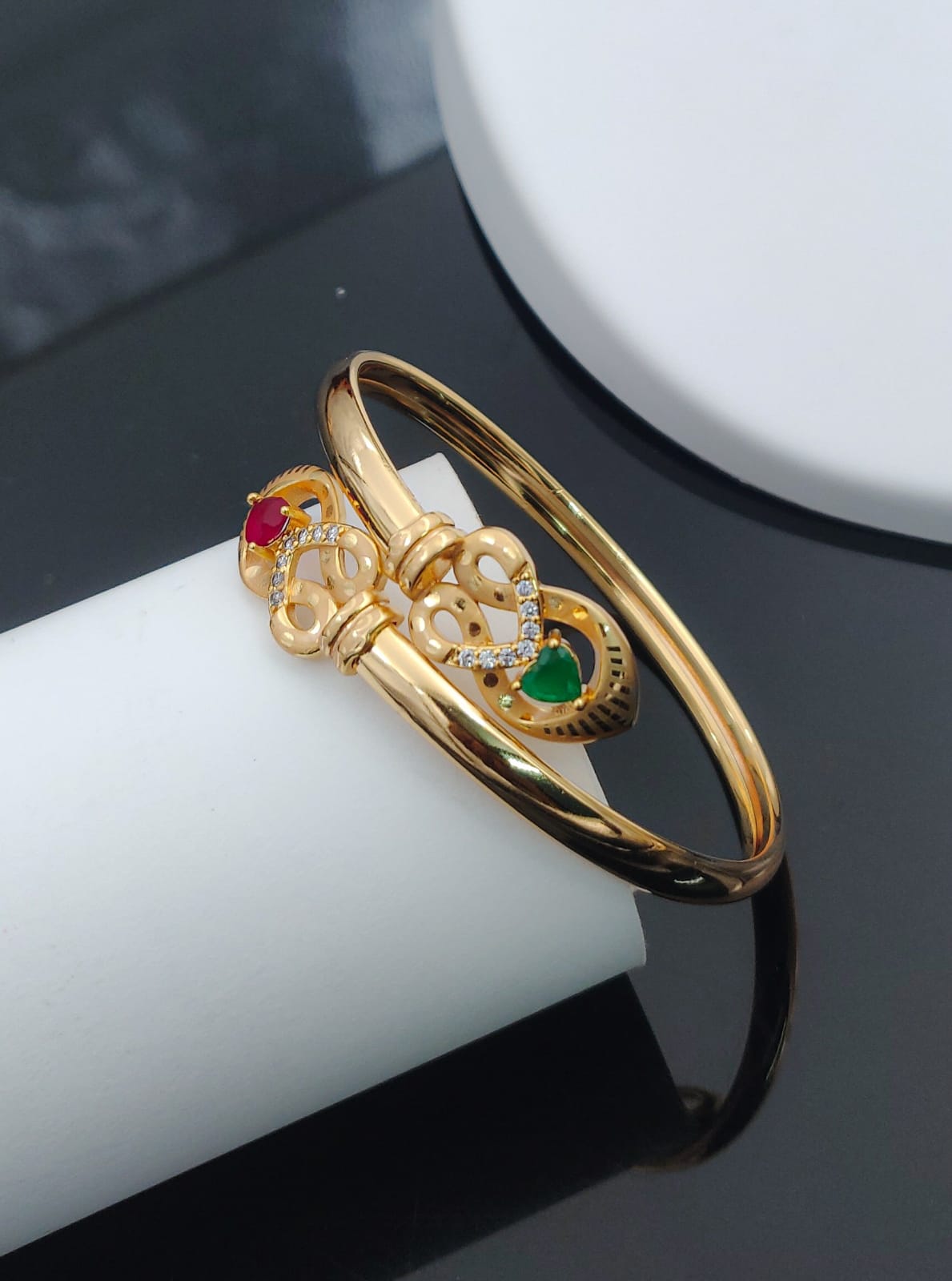 Elegant Women's Bracelets with Gold Plated Brass - Kadee Jewels