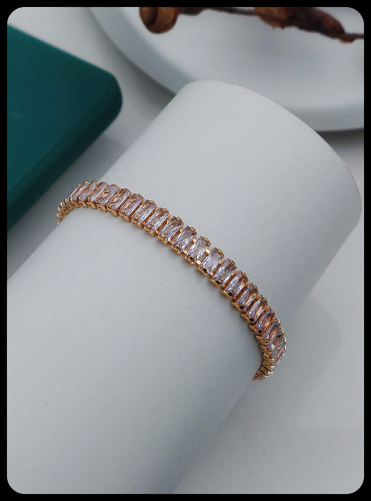 Fantastic Women's Bracelets with Rosegold Plated Brass - Kadee Jewels