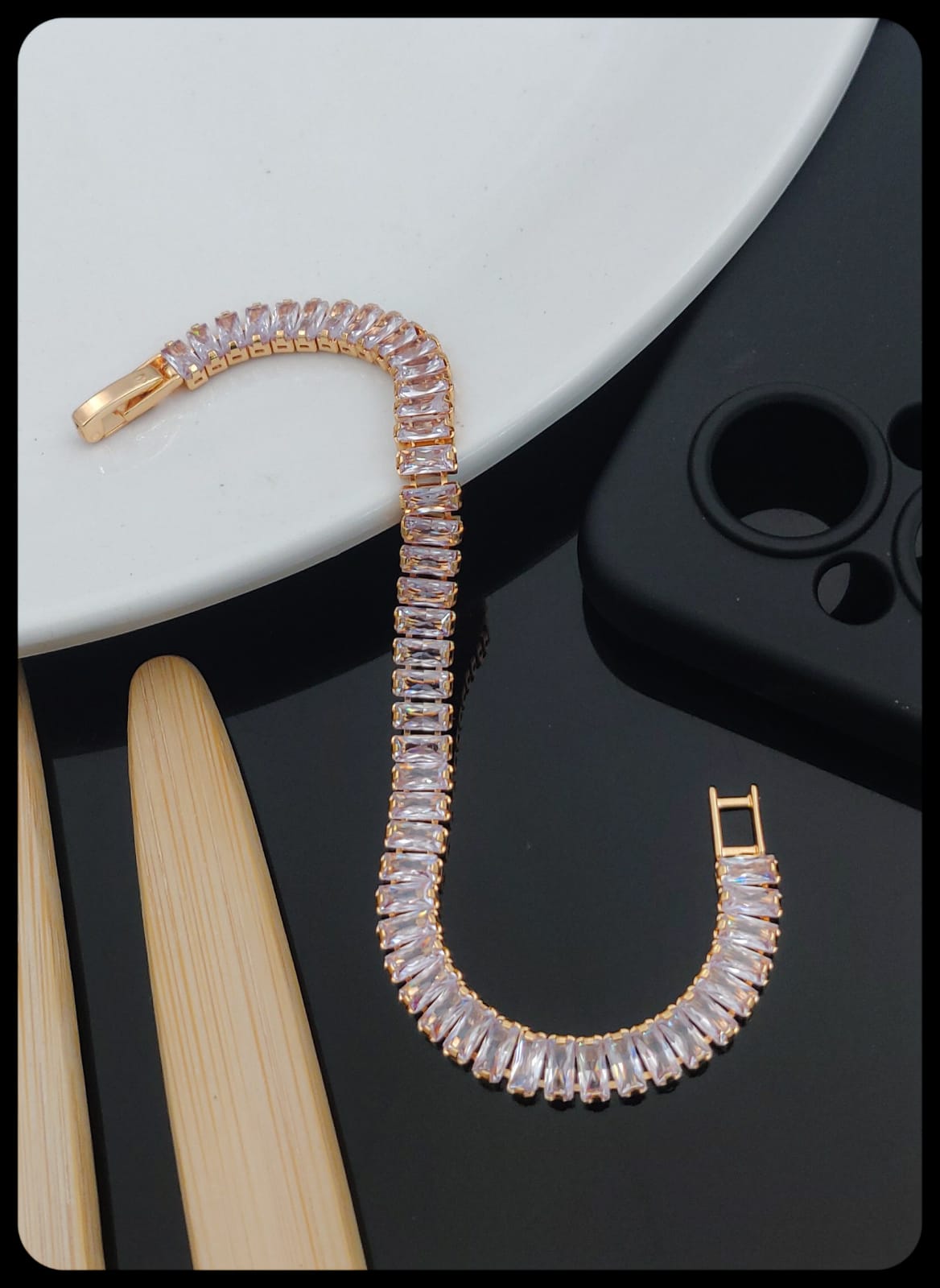 Fantastic Women's Bracelets with Rosegold Plated Brass - Kadee Jewels