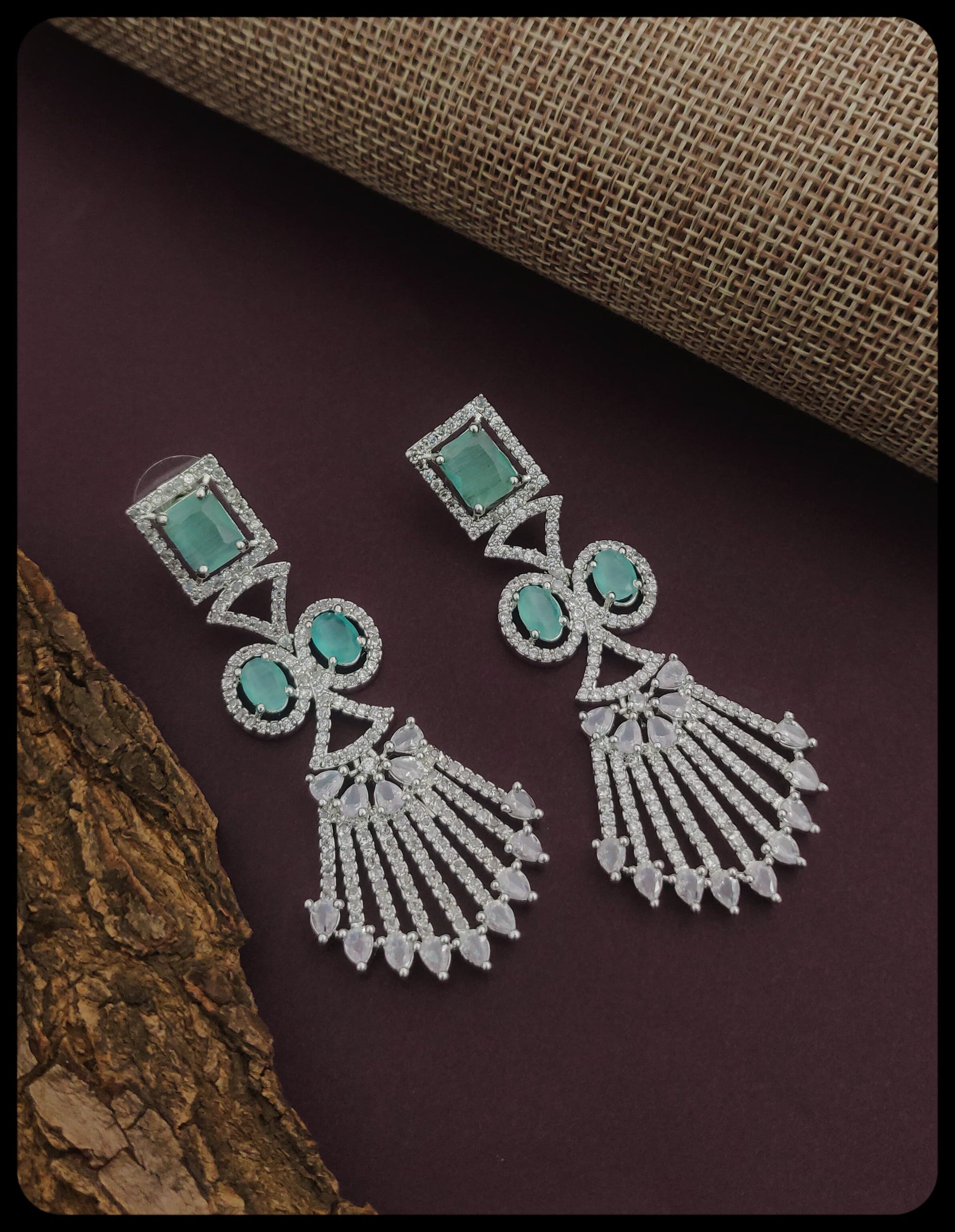 Beadiful Blings  KADEE jewel Women's Earrings with Silver plated brass - Kadee Jewels