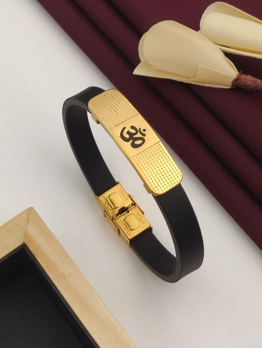 Om new Premium Gold Bracelet for Men