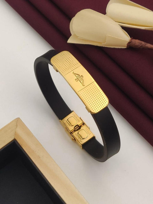 Bow Premium Gold Bracelet for Men