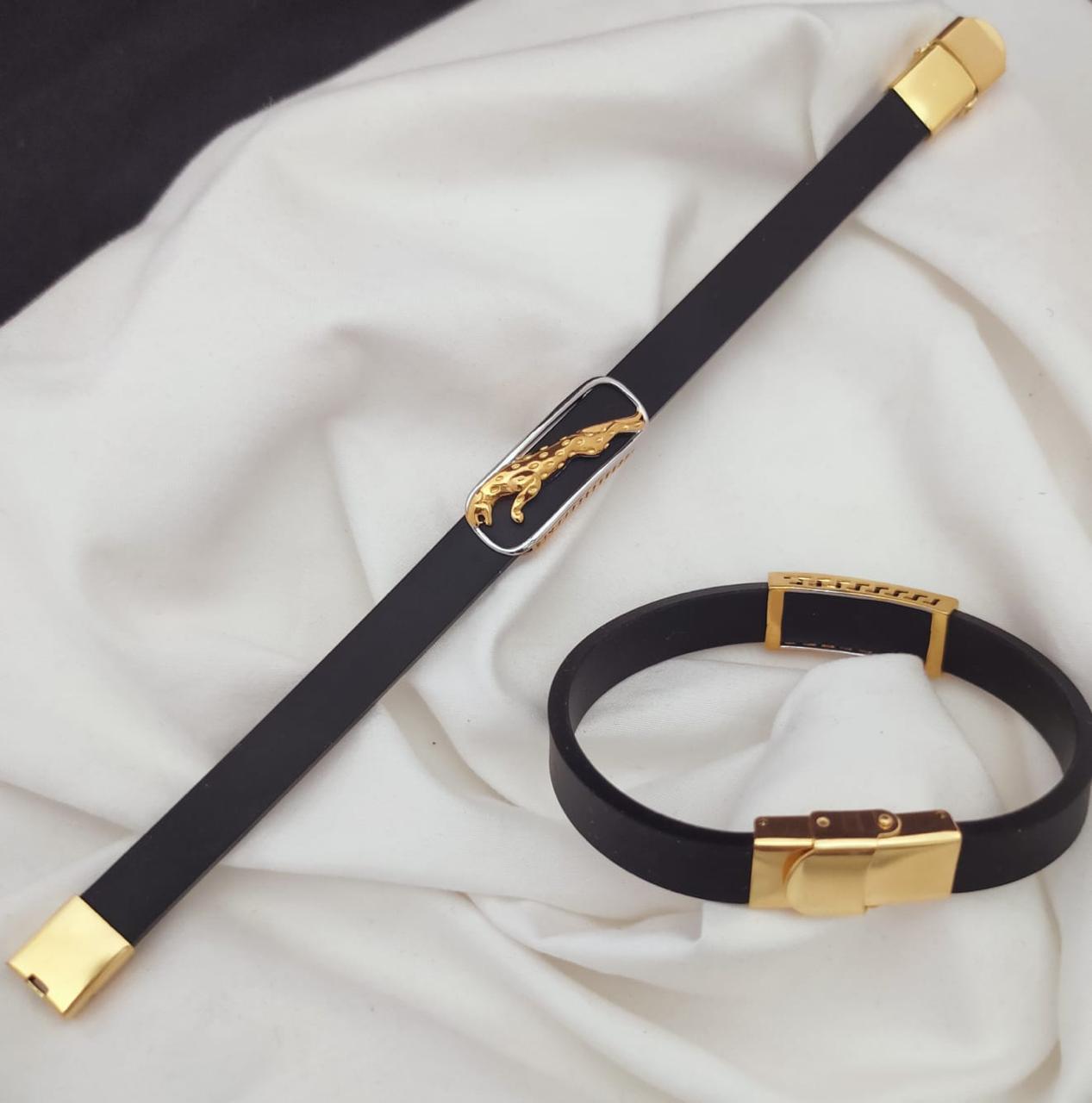 JAUGAR NEWLY Premium Gold Bracelet for Men - Kadee Jewels