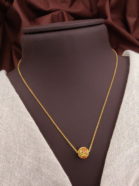 KADEE Jewel Women's Celestial Shine Necklace with Gold Plated brass
