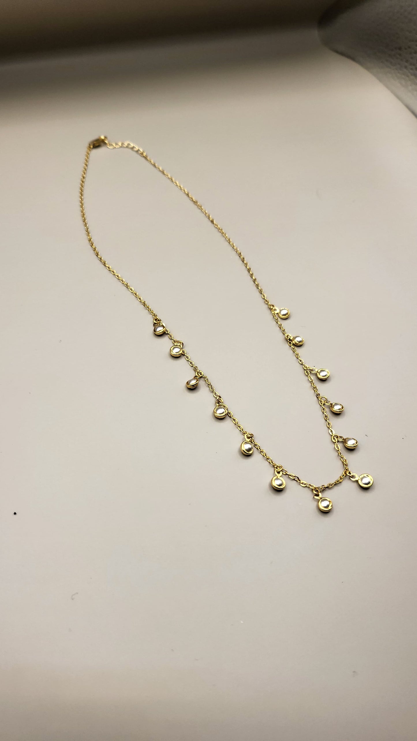 GlowLine KADEE Jewel Women's Necklace with Gold Plated brass - Kadee Jewels