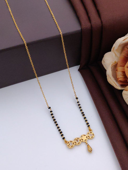 Forever Together
 Gold-Plated American Diamond Mangal sutra