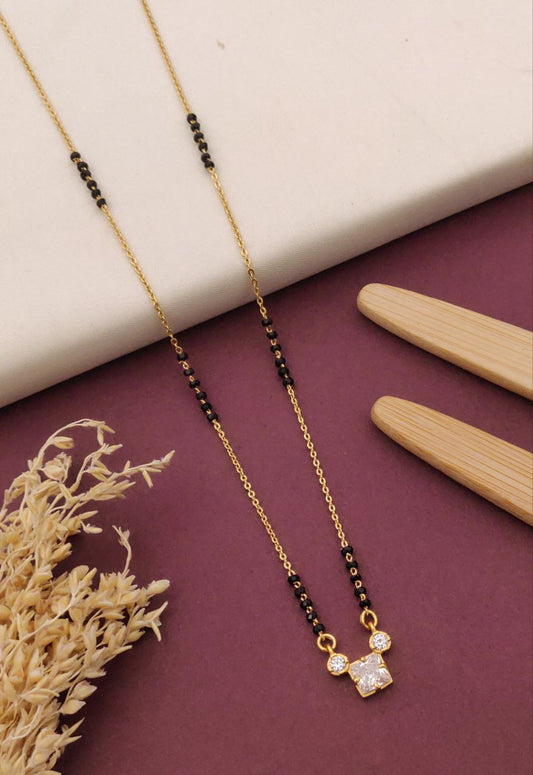 Kadee Jewel Serenity Bond Gold-Plated American Diamond Mangal sutra