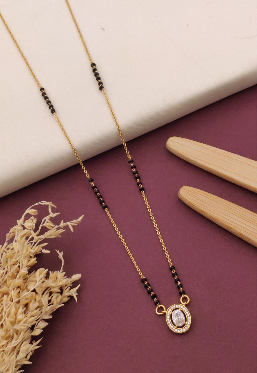 Kadee Jewel Precious Ties Gold-Plated American Diamond Mangal sutra