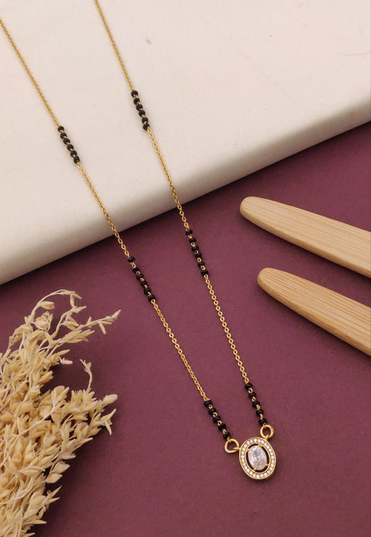 Kadee Jewel Precious Ties Gold-Plated American Diamond Mangal sutra