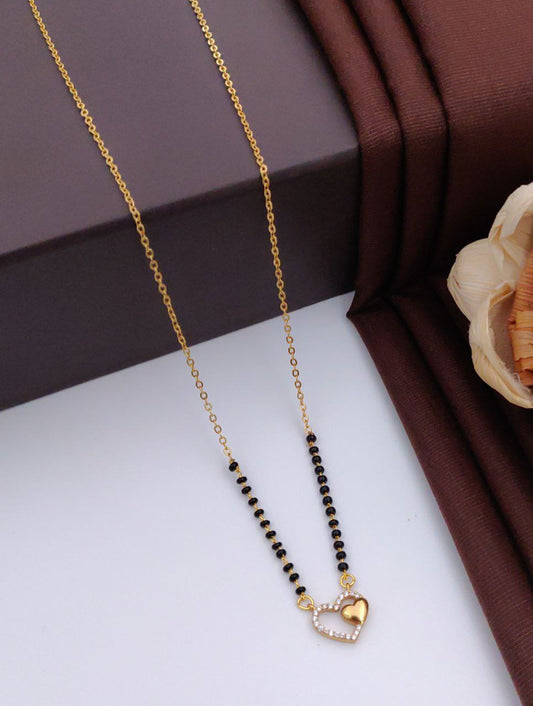 Lovella Gold-Plated American Diamond Mangal sutra