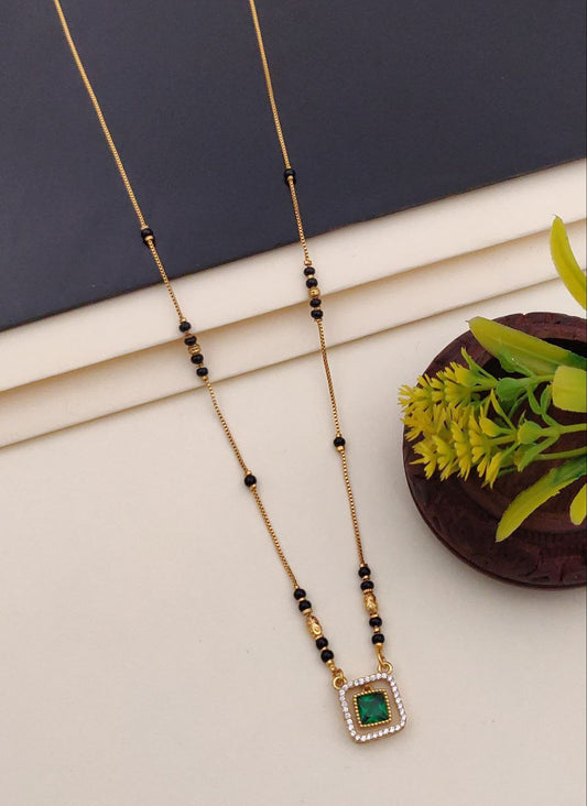 Kadee Jewel Serene Bond Gold-Plated American Diamond Mangal sutra