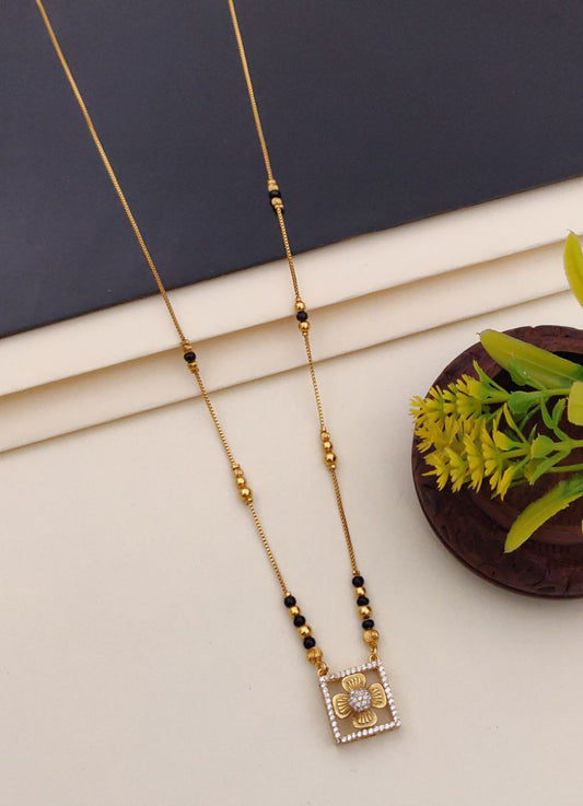 Kadee Jewel Spark of Love Gold-Plated American Diamond Mangal sutra